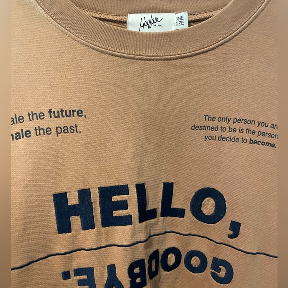 MAYFAIR HELLO/GOODBYE SWEAT SET - Picture 2 of 6